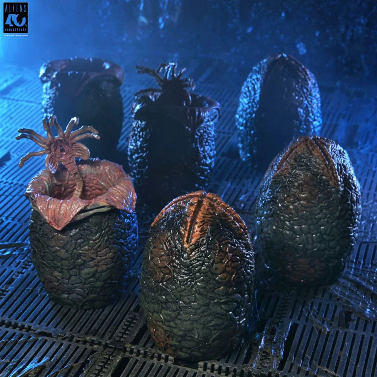 Aliens 40th Anniversary Xenomorph Eggs Set 6 Pack in Collectible Carton