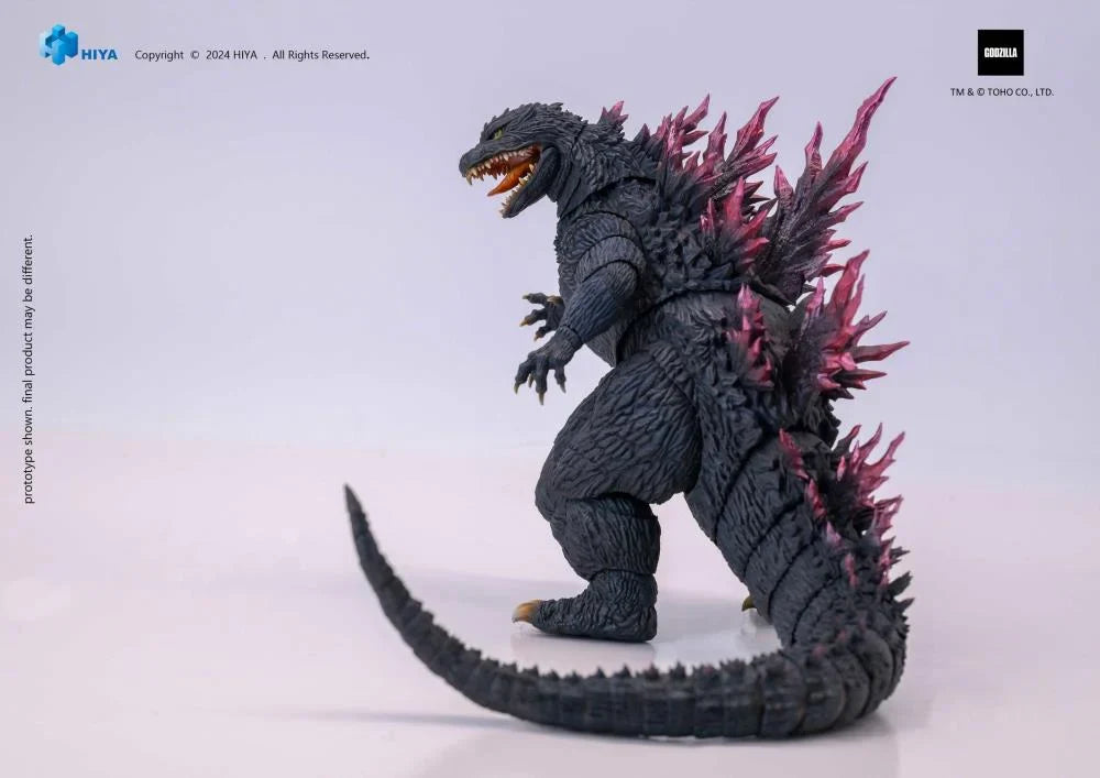Vista posterior coleccionista de Figura de acción Godzilla 2000 Millennium Hiya