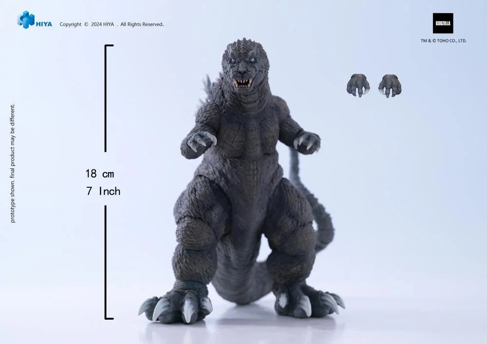 Accesorios completos y dimensiones de Figura Godzilla 2001 GMK Hiya Toys