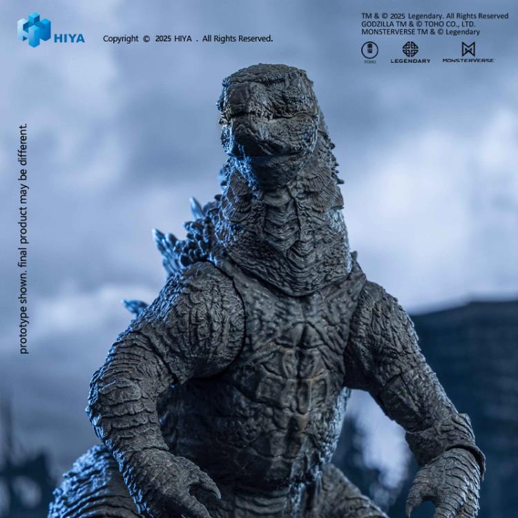 Detalles de pecho de Figura Godzilla 2014 Hiya Toys