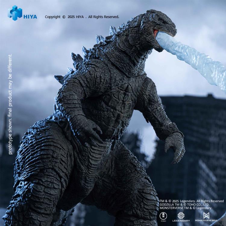 Detalles de heat ray insertado en Figura Godzilla 2014 Hiya Toys
