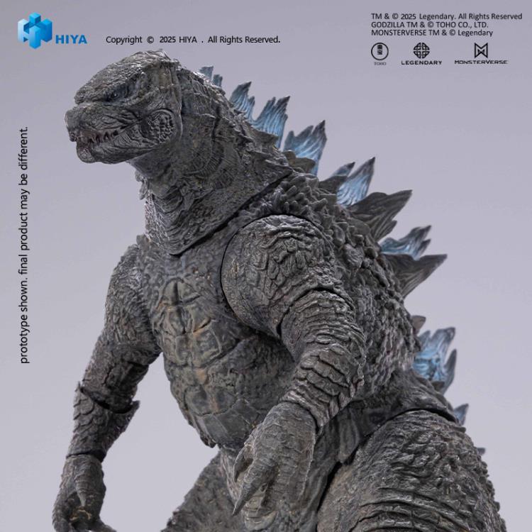 Detalles de piel y escamas de Figura Godzilla 2014 Hiya Toys