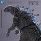Vista de escamas azuladas de cola de Figura Godzilla 2014 Hiya Toys