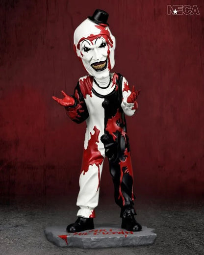 Vista completa con fondo de Figura Head Knocker Art the Clown