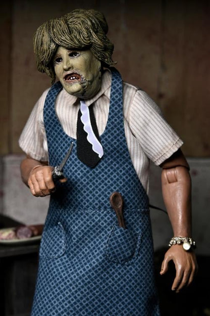 The Texas Chainsaw Massacre Leatherface with Old Lady Mask Clothed Action Figure