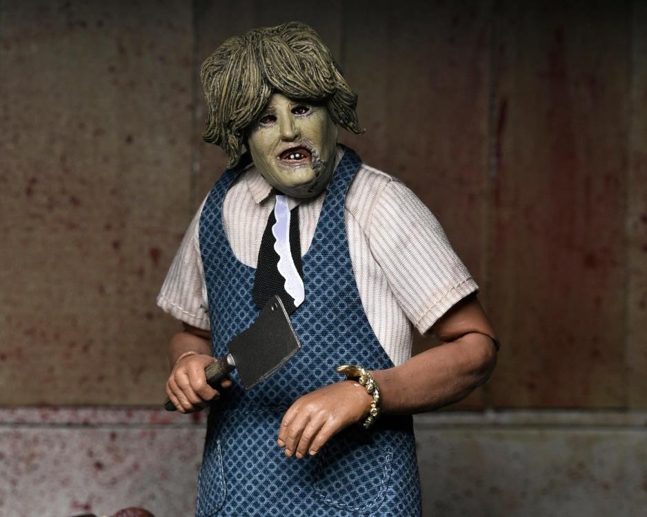 The Texas Chainsaw Massacre Leatherface with Old Lady Mask Clothed Action Figure