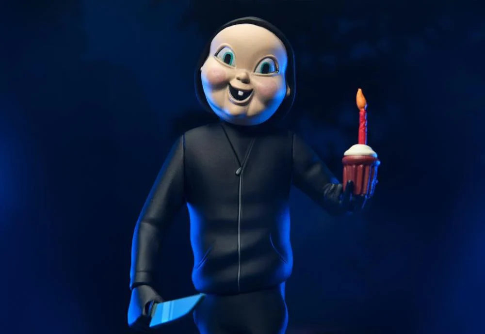 Figura coleccionable Babyface Killer Happy Death Day NECA Toony Terrors 6 pulgadas acabado detallado
