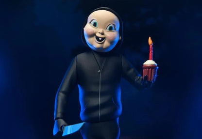 Figura coleccionable Babyface Killer Happy Death Day NECA Toony Terrors 6 pulgadas acabado detallado