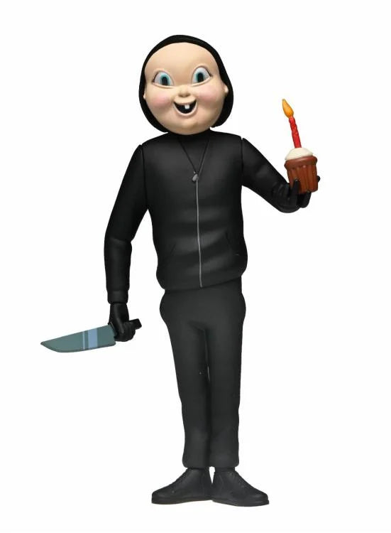 Babyface Killer figura 6 pulgadas NECA Toony Terrors película Happy Death Day edición coleccionista