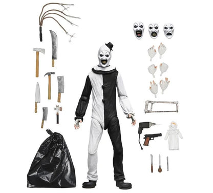 Figura de terror Art the Clown NECA Ultimate 7 pulgadas colección oficial Terrifier