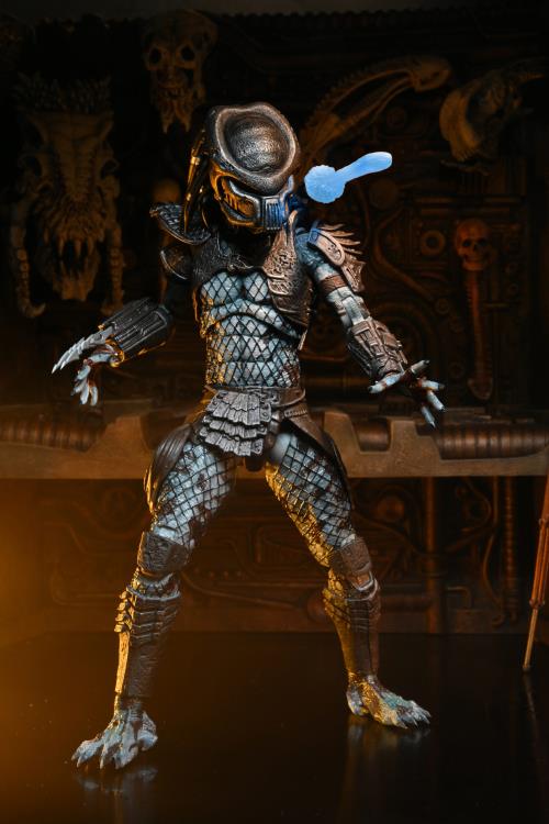Efecto de cañon de hombre de Figura NECA Ultimate Warrior Predator
