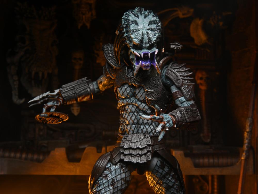 Disco de lanzamiento cerrado de Figura NECA Ultimate Warrior Predator
