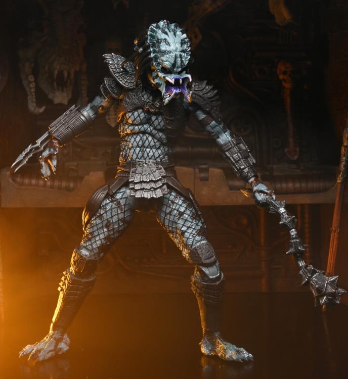 Mayal de vista frontal de Figura NECA Ultimate Warrior Predator