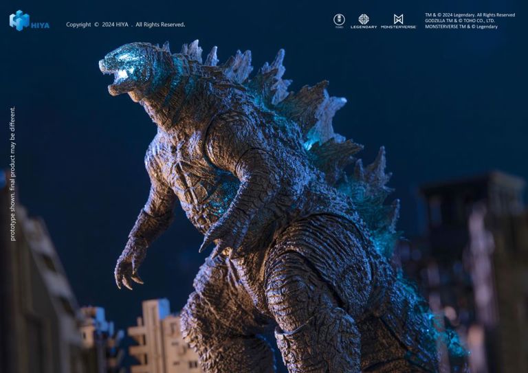Godzilla vs. Kong Exquisite Basic+ Heat Ray Godzilla (Light Led Ver.) PX Previews Exclusive Action Figure