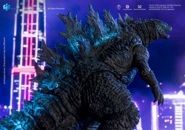 Godzilla vs. Kong Exquisite Basic+ Heat Ray Godzilla (Light Led Ver.) PX Previews Exclusive Action Figure