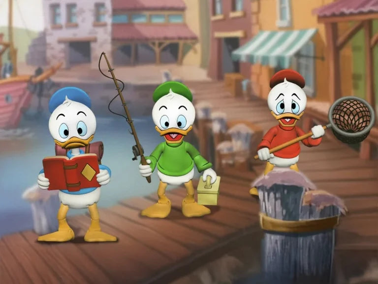 DuckTales Ultimate Huey, Dewey, and Louie Action Figure 3-Pack