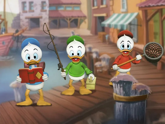 DuckTales Ultimate Huey, Dewey, and Louie Action Figure 3-Pack