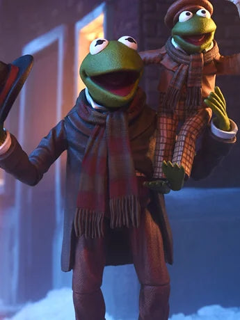 The Muppet Christmas Carol Ultimate Kermit as Bob Cratchit and Robin as Tiny Tim Action Figure Two-Pack