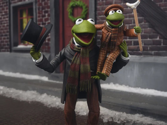 The Muppet Christmas Carol Ultimate Kermit as Bob Cratchit and Robin as Tiny Tim Action Figure Two-Pack