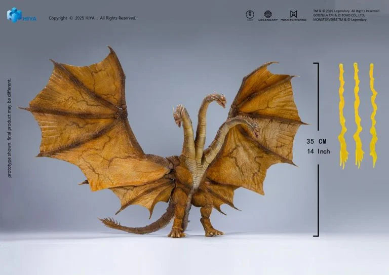 Godzilla: King of the Monsters King Ghidorah 2.0 PX Previews Exclusive Action Figure