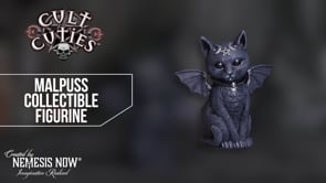 Malpuss Winged Occult Cat Figurine 10cm