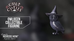 Owlocen Witches Hat Occult Owl Figurine 13.5cm
