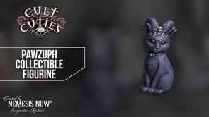 Pawzuph Horned Occult Cat Figurine 11cm