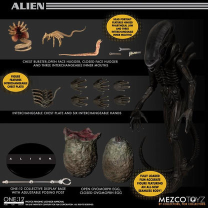 Alien One:12 Collective Alien Figura Mezco
