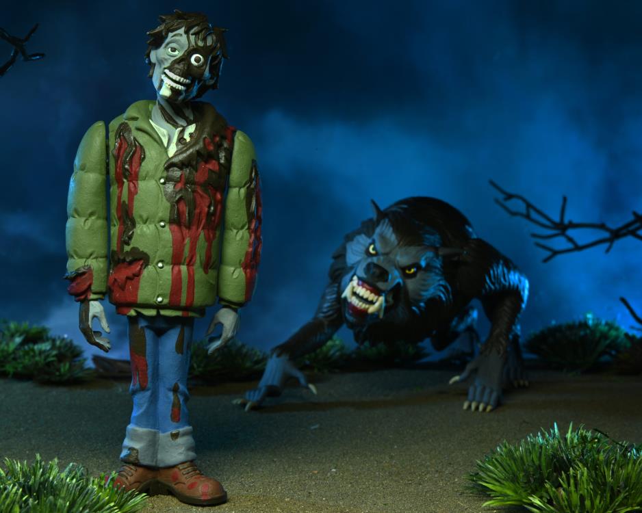 An American Werewolf in London Toony Terrors Jack and the Kessler Wolf 2-Pack Neca