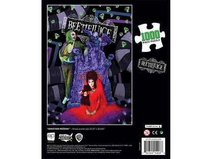 Beetlejuice Graveyard Wedding 1000-Piezas Rompecabezas Usaopoly
