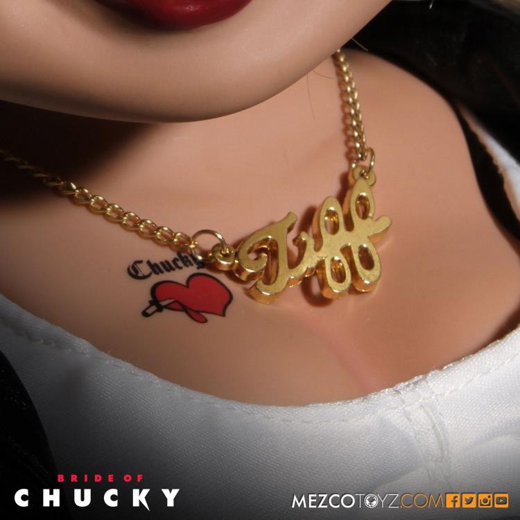 Bride of Chucky MDS Mega Scale Talking Tiffany Mezco