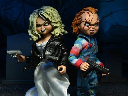 Bride of Chucky Chucky and Tiffany Clothed 2-Pack Figura Neca