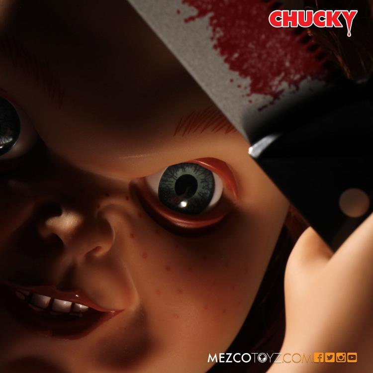 Child's Play Sneering Chucky MDS Mega Scale Talking Mezco