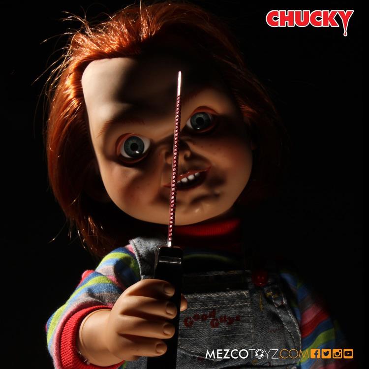 Child's Play Sneering Chucky MDS Mega Scale Talking Mezco