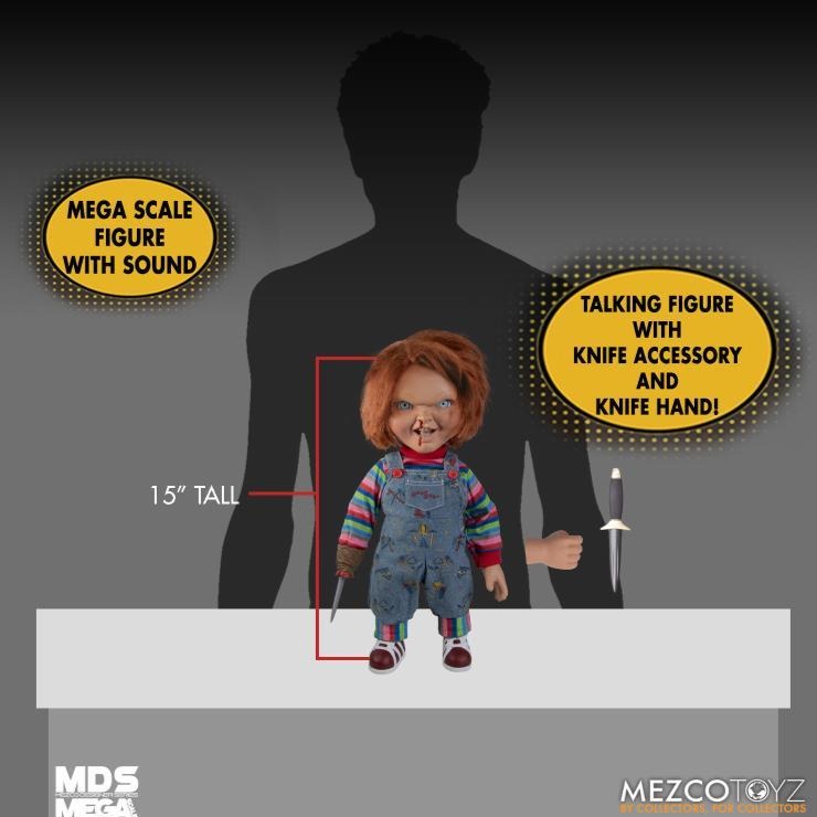 Child's Play 2 MDS Mega Scale Talking Chucky Mezco