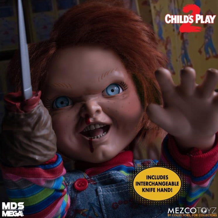 Child's Play 2 MDS Mega Scale Talking Chucky Mezco