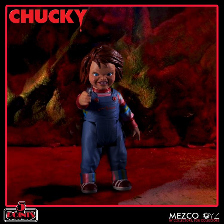 Child's Play 5 Points Chucky Deluxe Figure Set Mezco