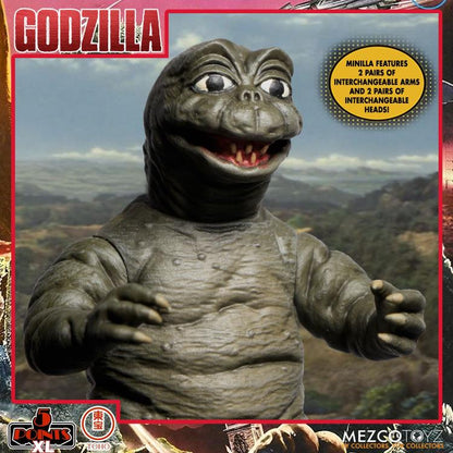 Destroy All Monsters 5 Points XL Round 2 Deluxe Boxed Set Figura Mezco
