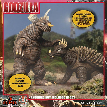 Destroy All Monsters 5 Points XL Round 2 Deluxe Boxed Set Figura Mezco