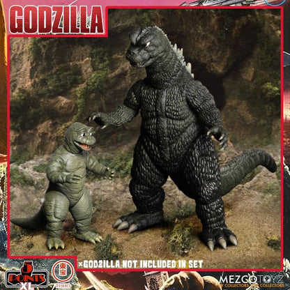 Destroy All Monsters 5 Points XL Round 2 Deluxe Boxed Set Figura Mezco