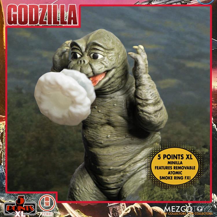 Destroy All Monsters 5 Points XL Round 2 Deluxe Boxed Set Figura Mezco