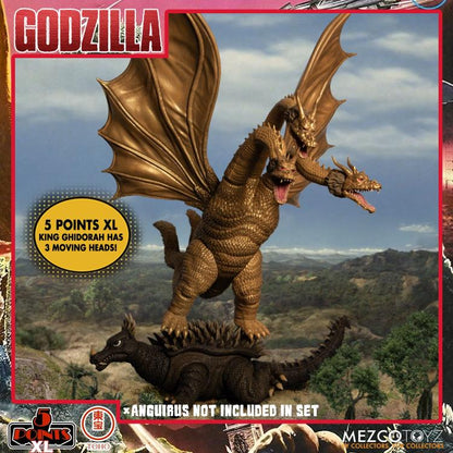 Destroy All Monsters 5 Points XL Round 2 Deluxe Boxed Set Figura Mezco
