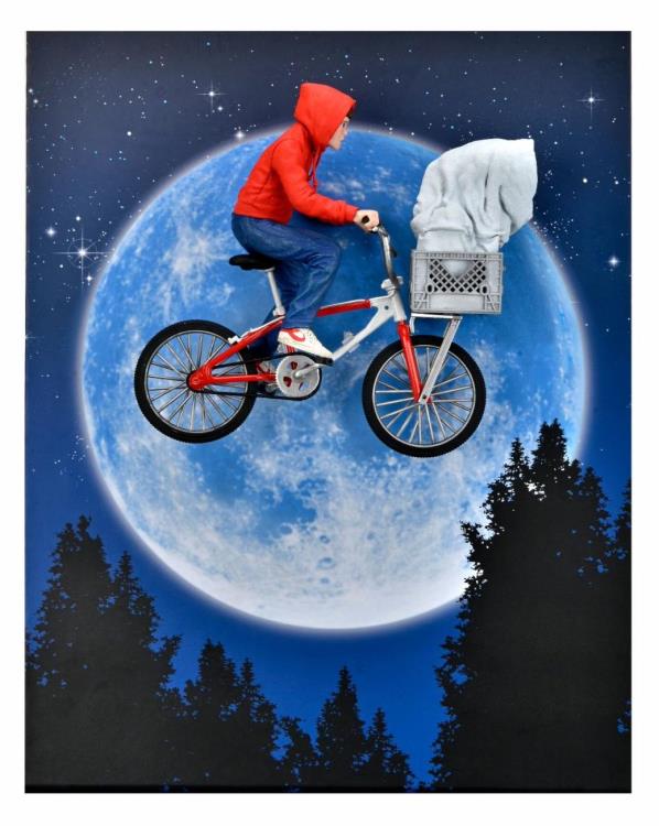 E.T. 40th Anniversary Elliot & E.T. on Bicycle Figura Neca