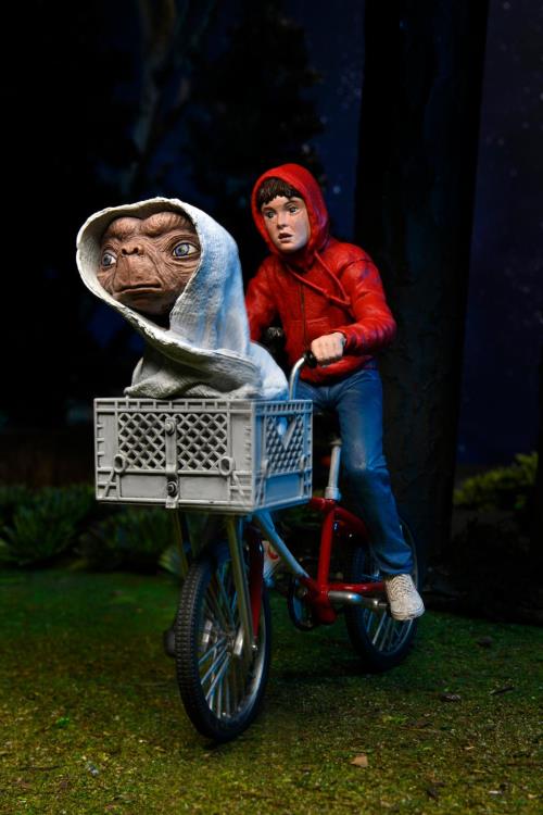 E.T. 40th Anniversary Elliot & E.T. on Bicycle Figura Neca