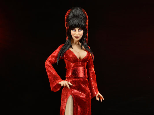 Elvira, Mistress of the Dark Elvira (Red, Fright, and Boo Ver.) Clothed Action Figura