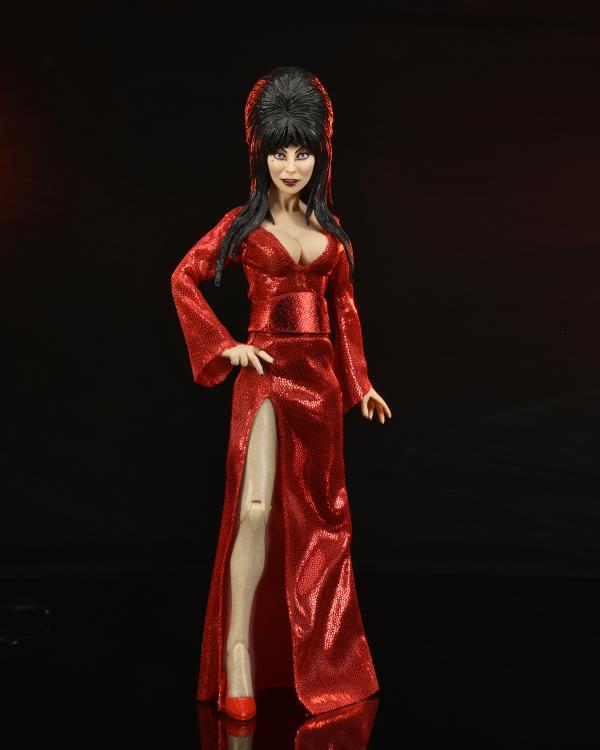 Elvira, Mistress of the Dark Elvira (Red, Fright, and Boo Ver.) Clothed Action Figura