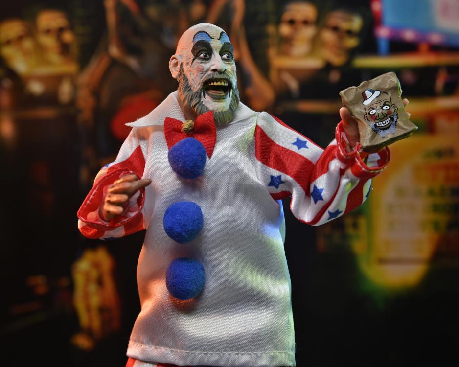House of 1000 Corpses 20th Anniversary Captain Spaulding Clothed Figura Neca