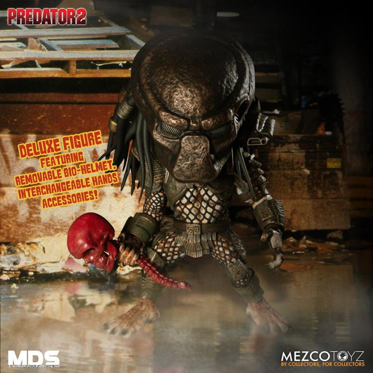Predator 2 MDS Deluxe Predator Figura Mezco
