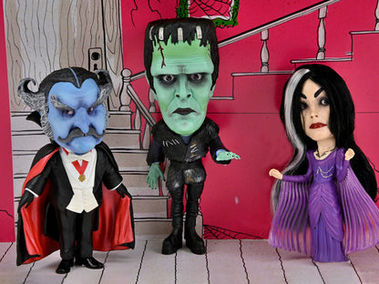Rob Zombie's The Munsters Little Big Head Figuras 3-Pack Neca