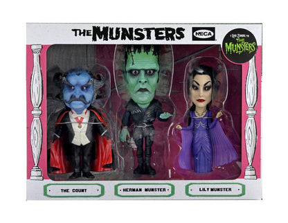 Rob Zombie's The Munsters Little Big Head Figuras 3-Pack Neca